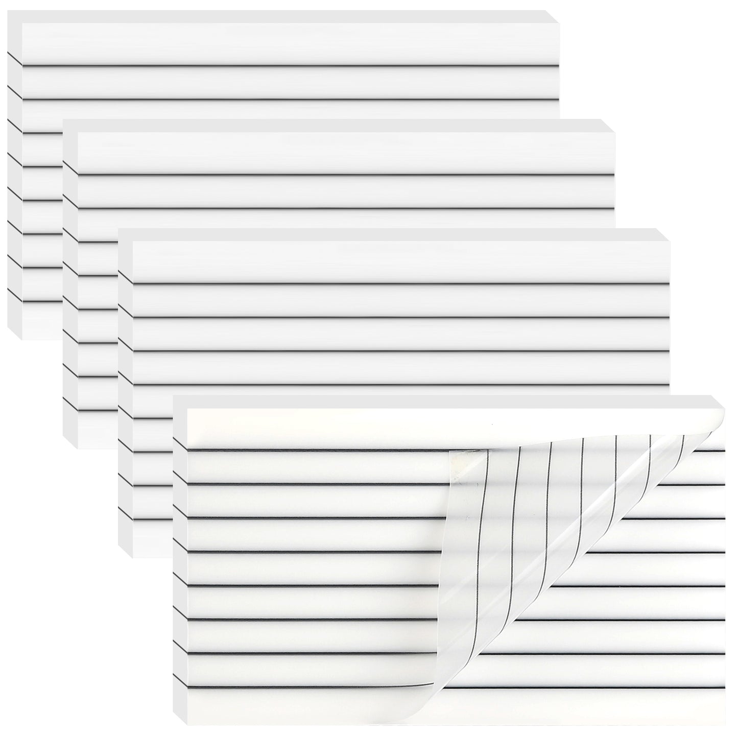 Transparent Sticky Notes 200S-Lined-3X5