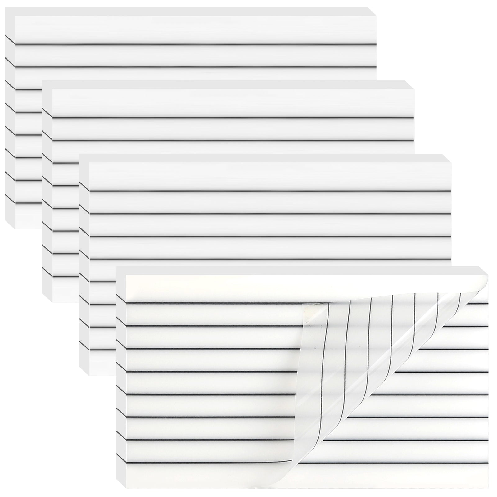 Transparent Sticky Notes 200S-Lined-3X5